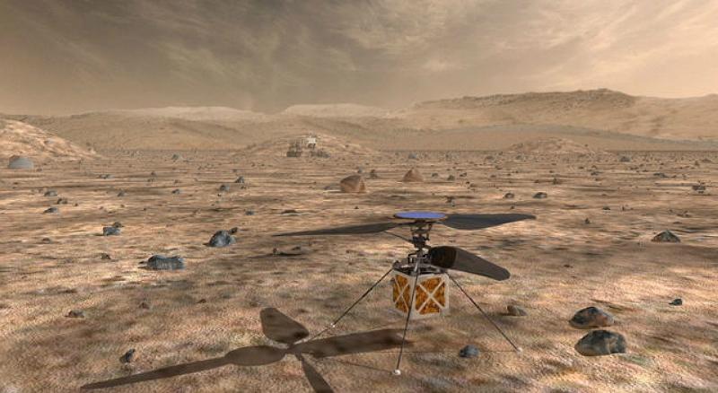 NASA's Mars Helicopter will travel with the agency's Mars 2020 rover to demonstrate the viability and potential of heavier-than-air vehicles